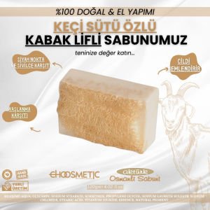 Aktürk Osmanli Sabuni - Keçi Sütlü Kabak Lifli Selülit Sabunu