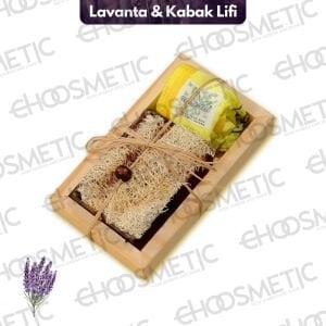 Aktürk Osmanli Sabuni - Keseli Lavanta Özlü Kabak Lifli Sabun