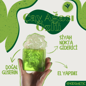 Aktürk Osmanli Sabuni - Çay Ağacı Özlü Yarım Kabak Lifli Sabun