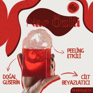 Aktürk Osmanli Sabuni - Nar Özlü Yarım Kabak Lifli Sabun