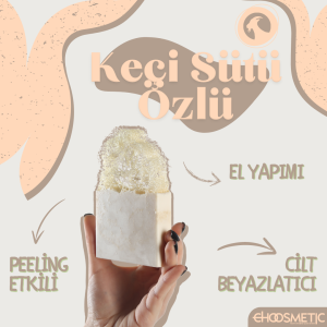 Aktürk Osmanli Sabuni - Keçi Sütlü Yarım Kabak Lifli Sabun