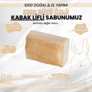 Aktürk Osmanli Sabuni - Eşek Sütlü Kabak Lifli Selülit Sabunu
