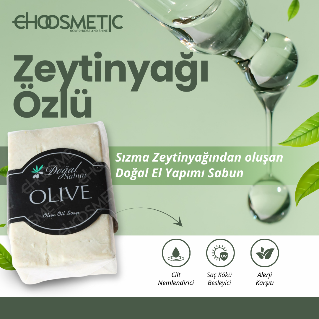 Aktürk Osmanli Sabuni - El Yapımı Doğal Zeytin Yağı Özlü Sabun